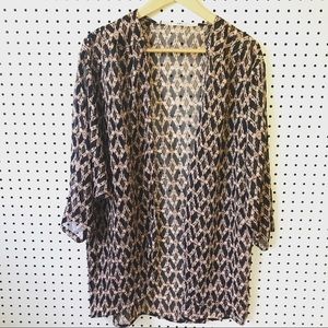 Gibson for Nordstrom boho sheer kimono